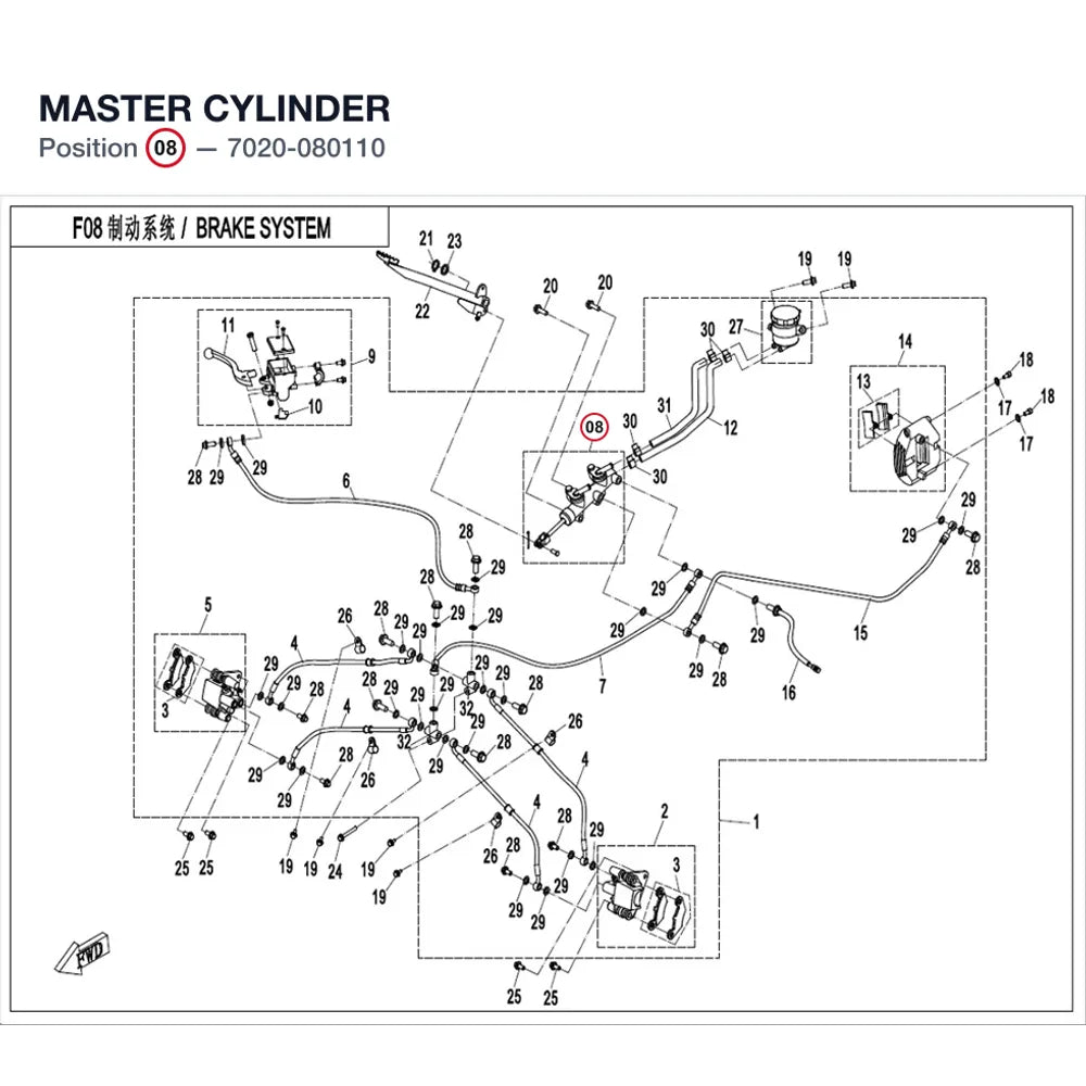 MASTER CYLINDER product image