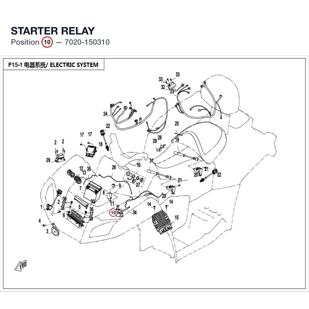 STARTER RELAY product image