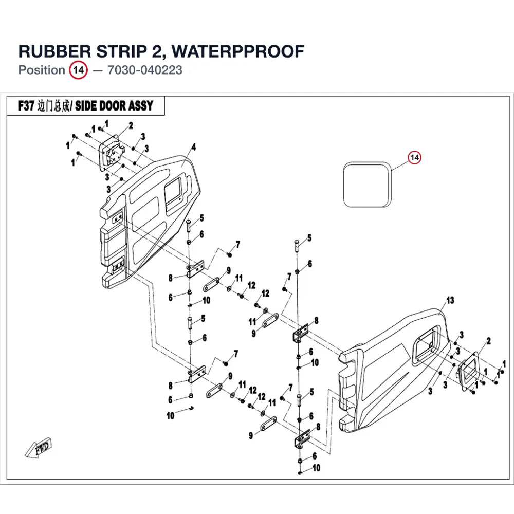 RUBBER STRIP 2, WATERPPROOF product image