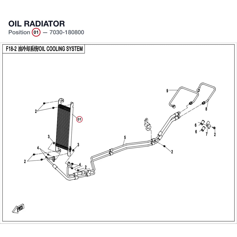 OIL RADIATOR product image