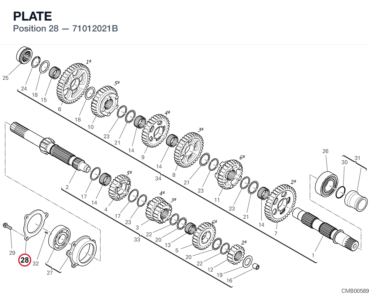 PLATE 71012021B diagram position