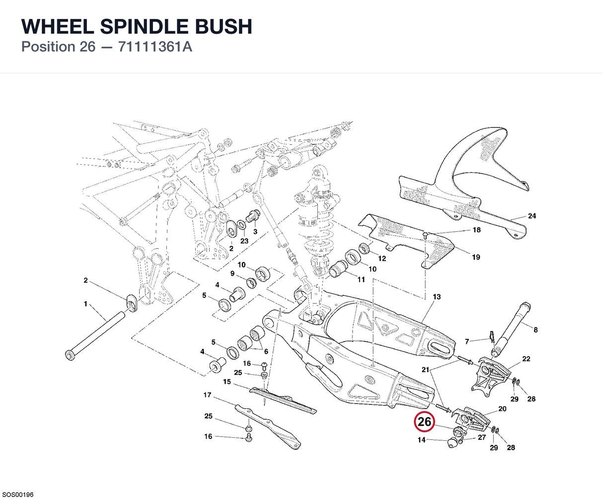 WHEEL SPINDLE BUSH