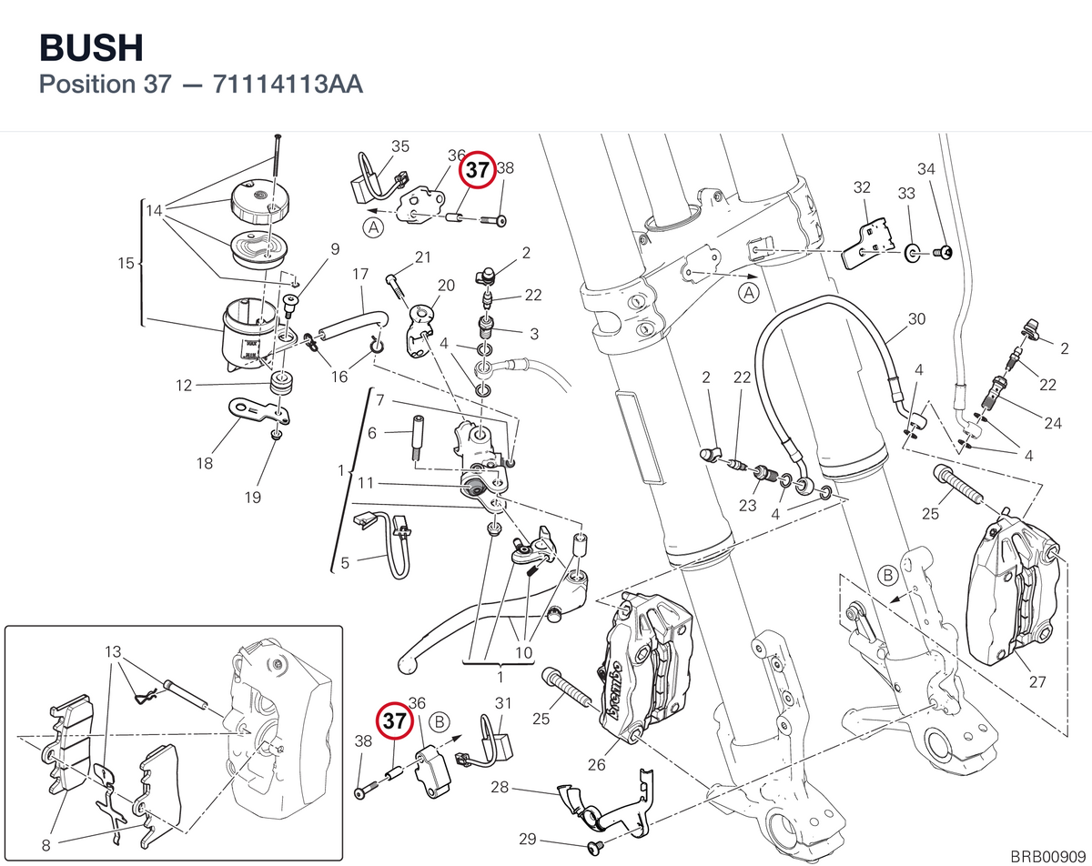 BUSH 71114113AA diagram position