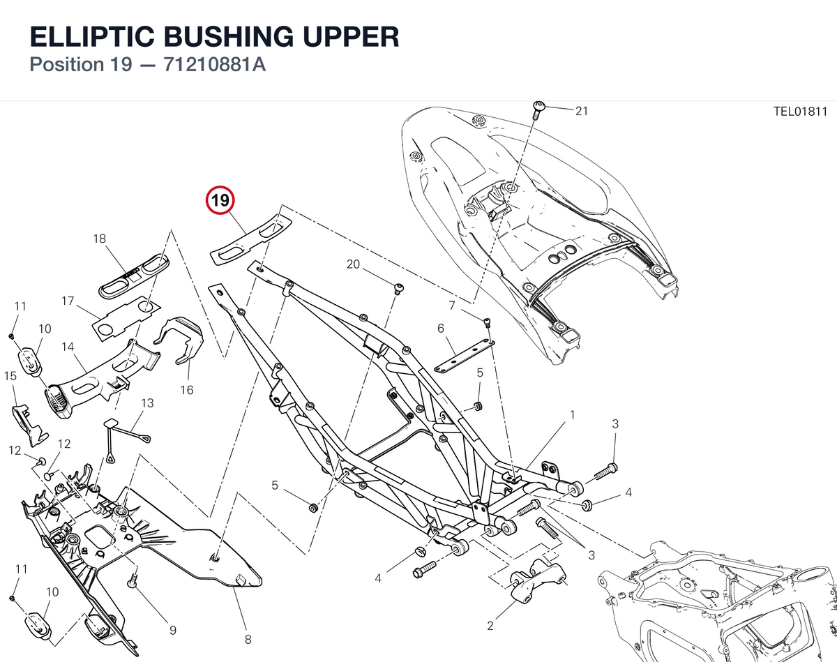 ELLIPTIC BUSHING UPPER 71210881A diagram position