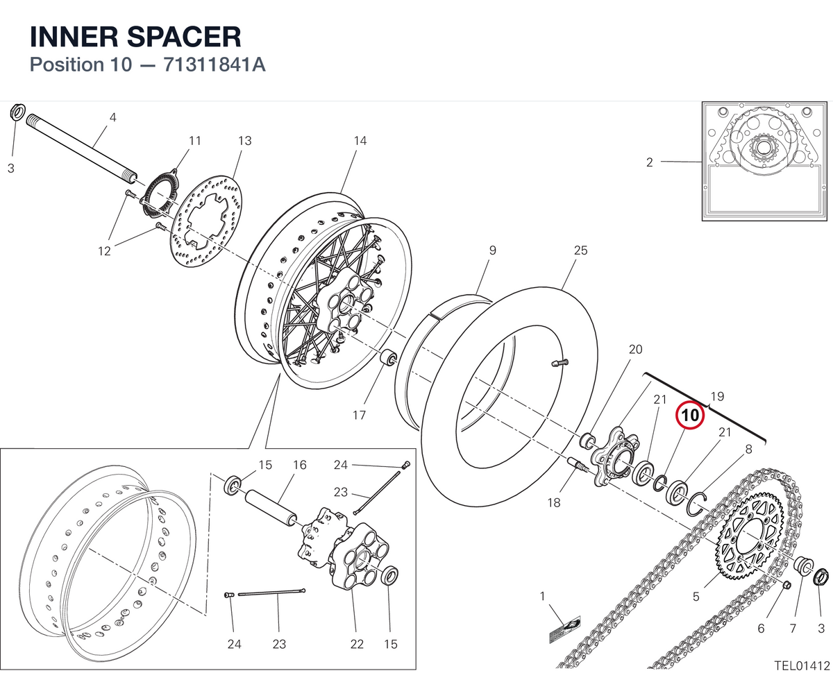 INNER SPACER 71311841A diagram position