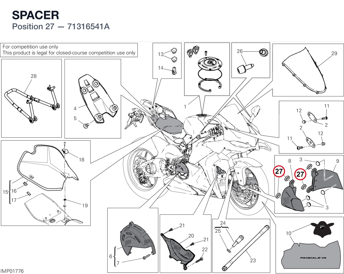 SPACER 71316541A diagram position