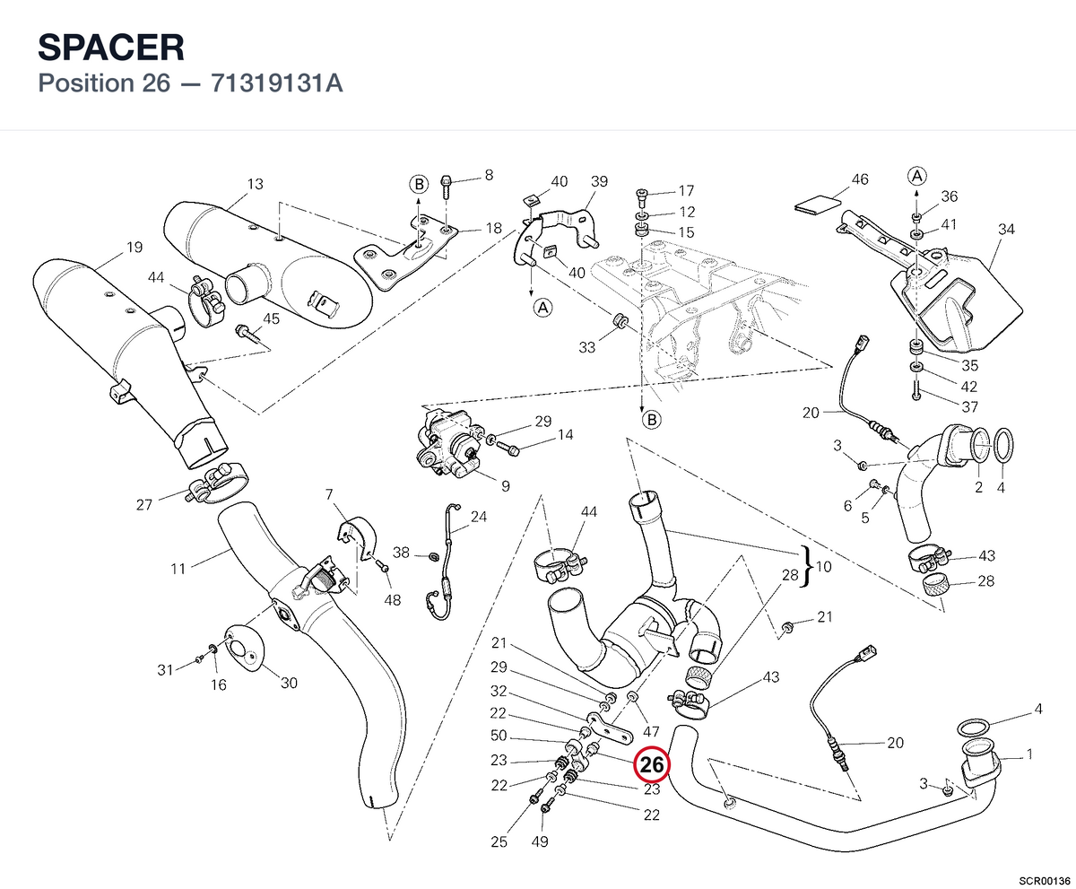 SPACER 71319131A diagram position