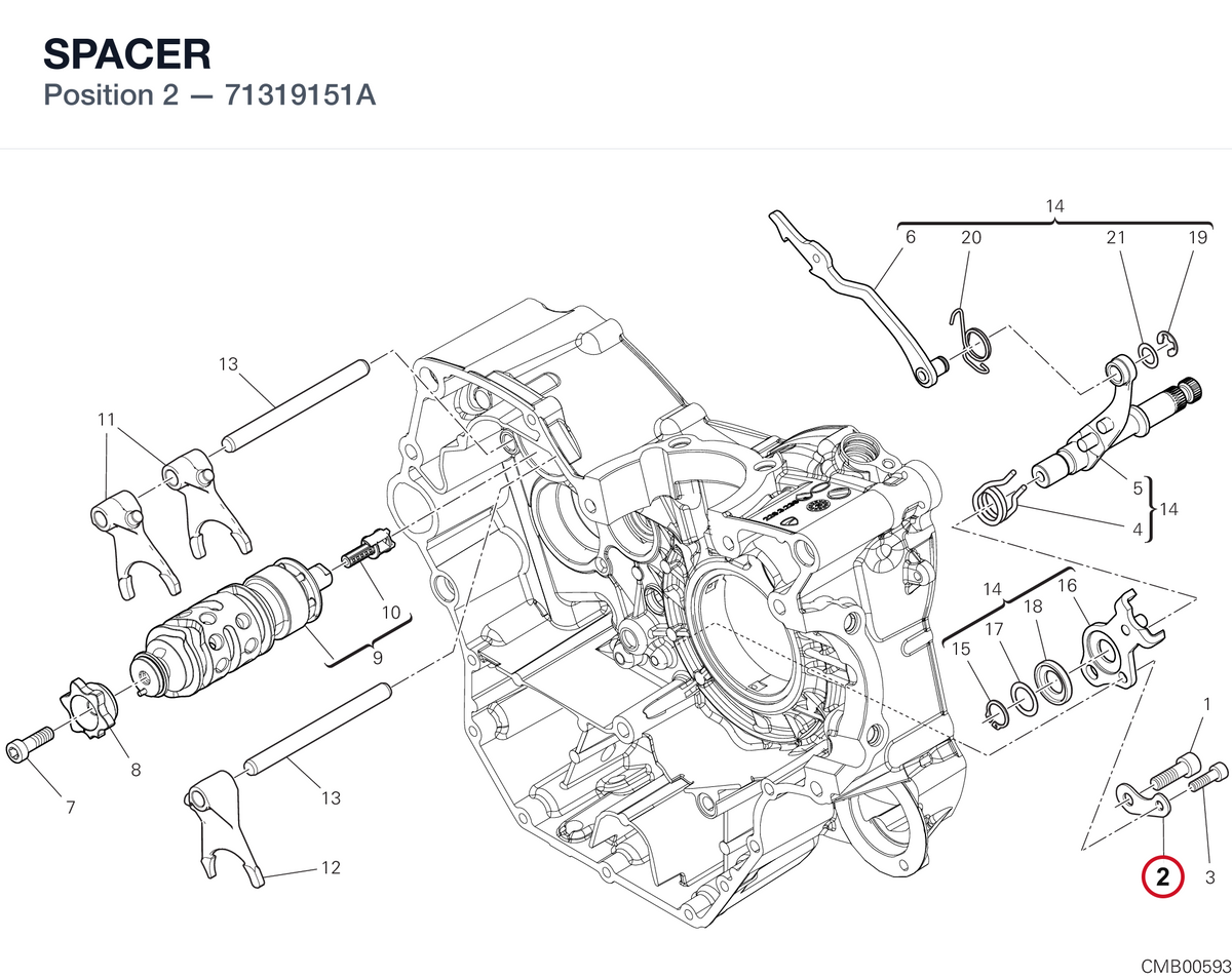 SPACER 71319151A diagram position