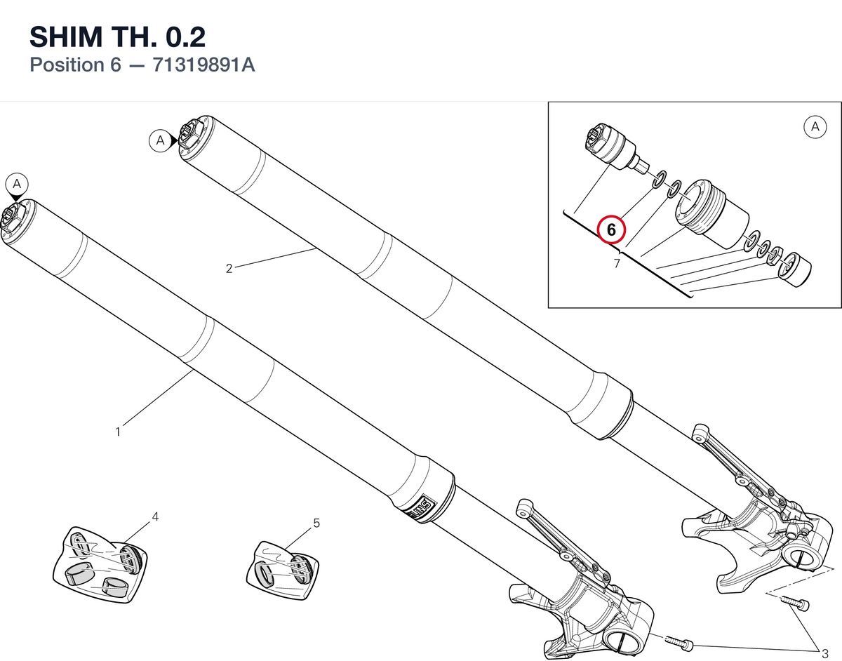 SHIM TH. 0.2 71319891A diagram position