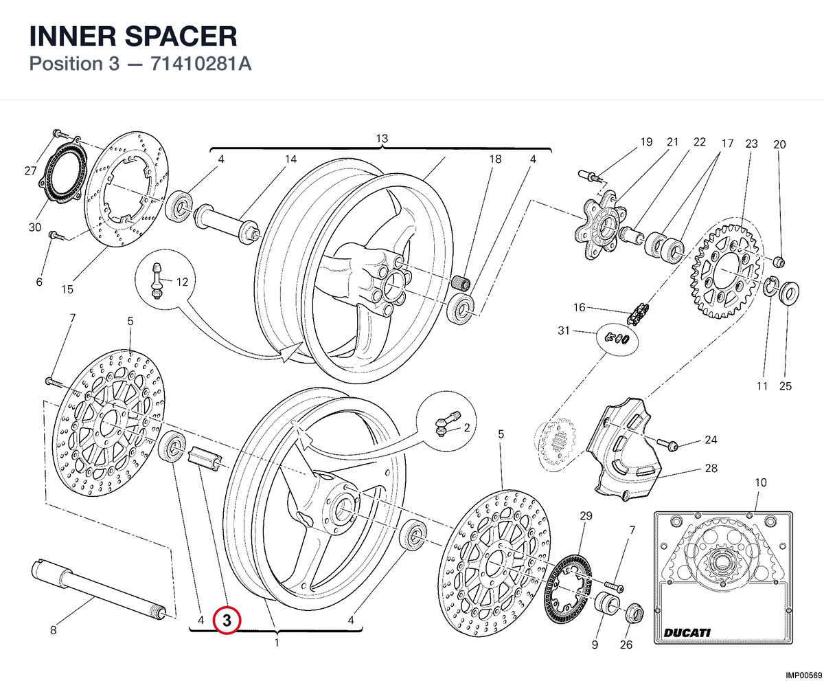 INNER SPACER 71410281A diagram position