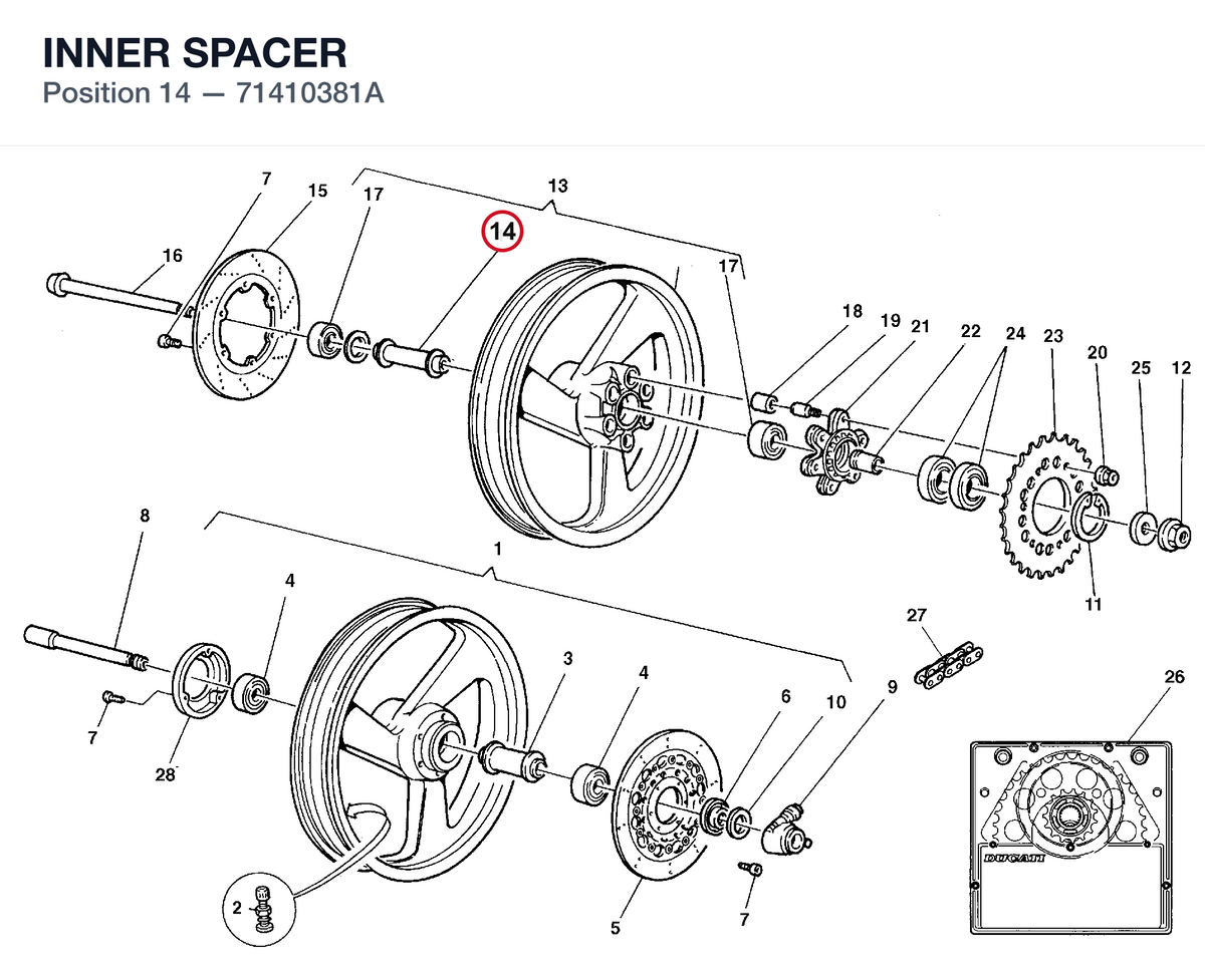 INNER SPACER 71410381A diagram position