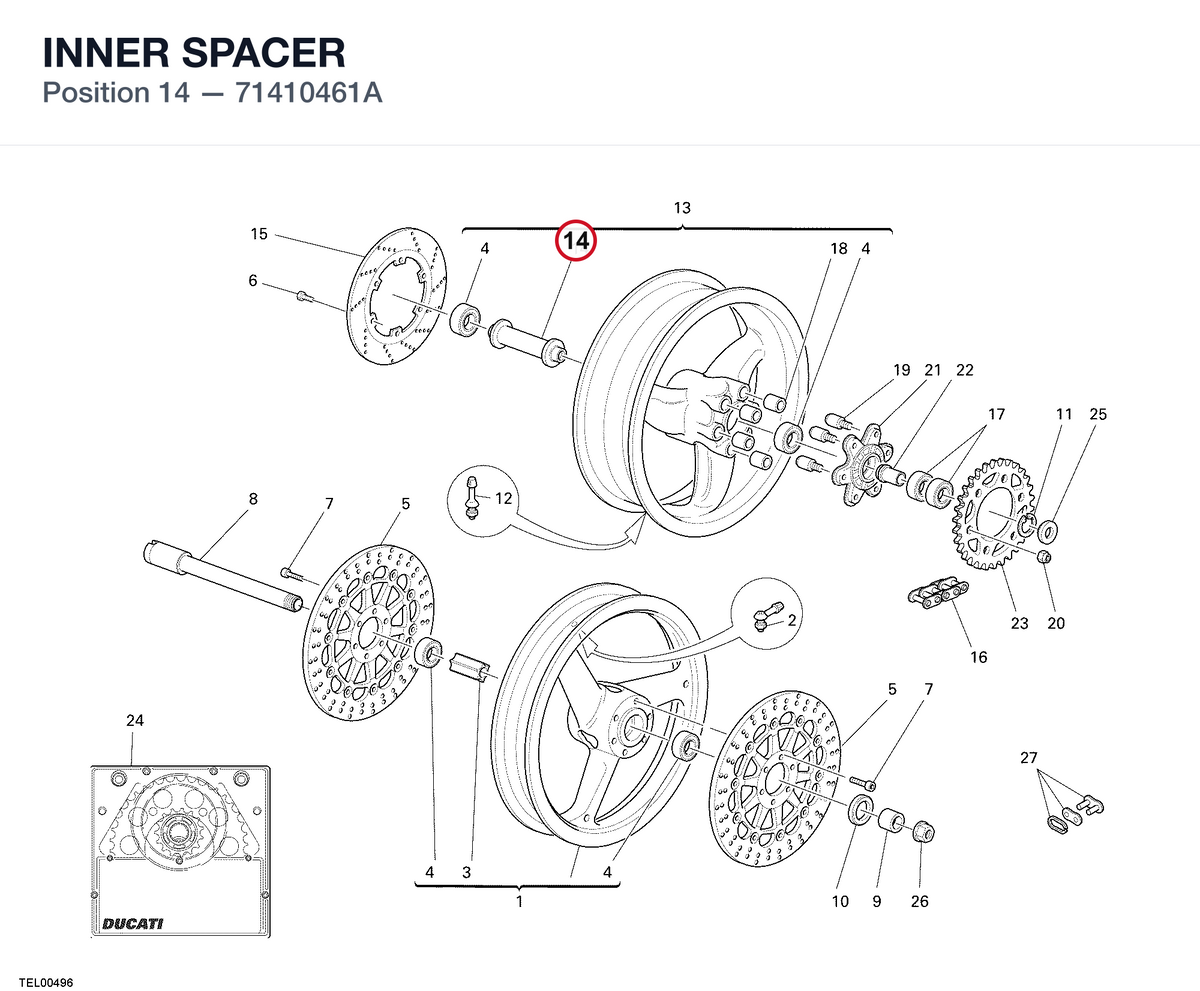 INNER SPACER 71410461A diagram position