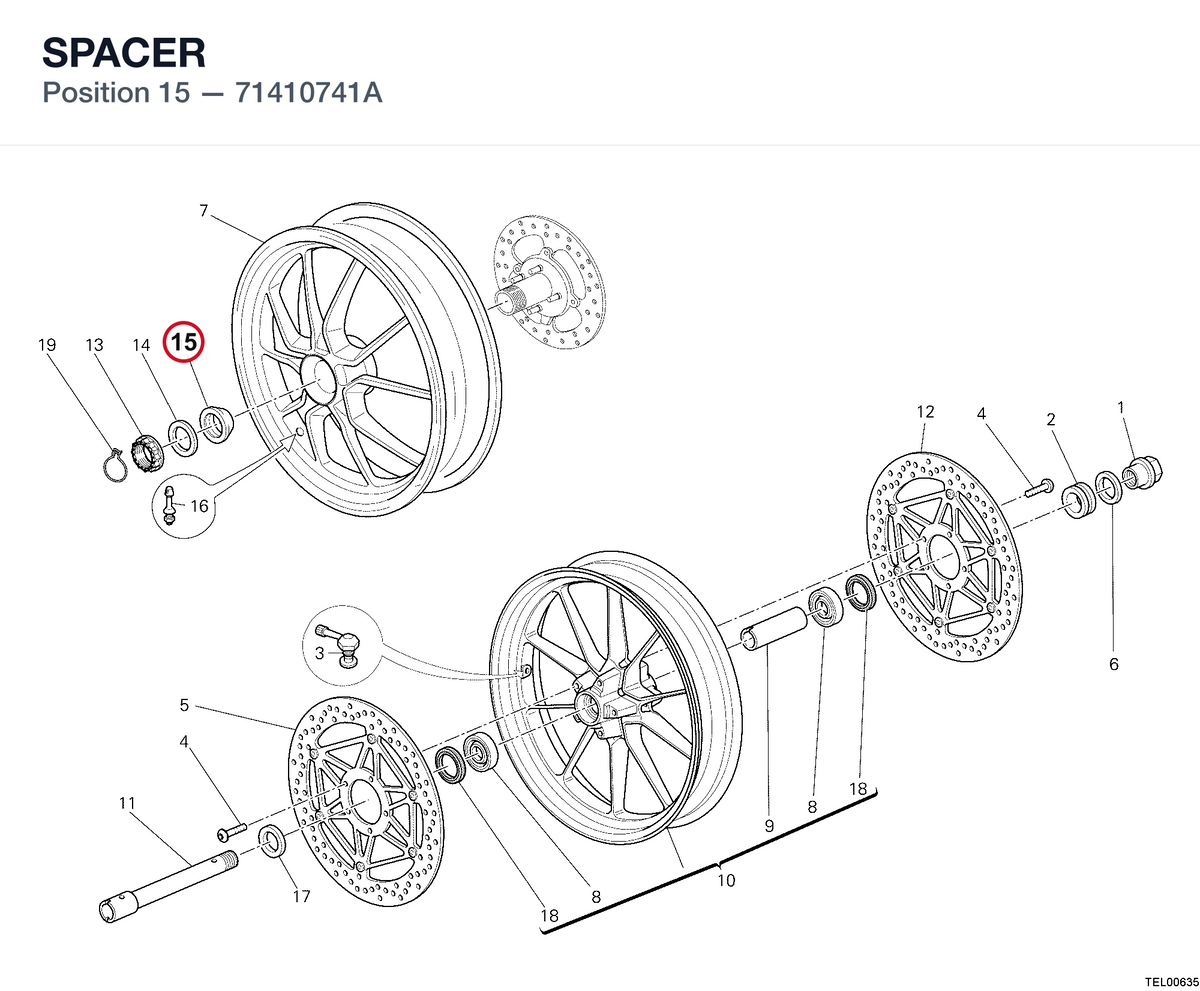 SPACER 71410741A diagram position