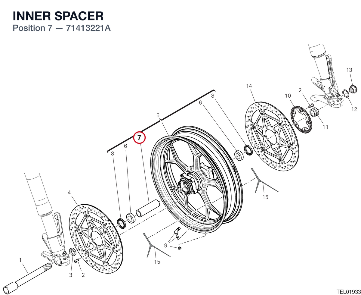 INNER SPACER 71413221A diagram position