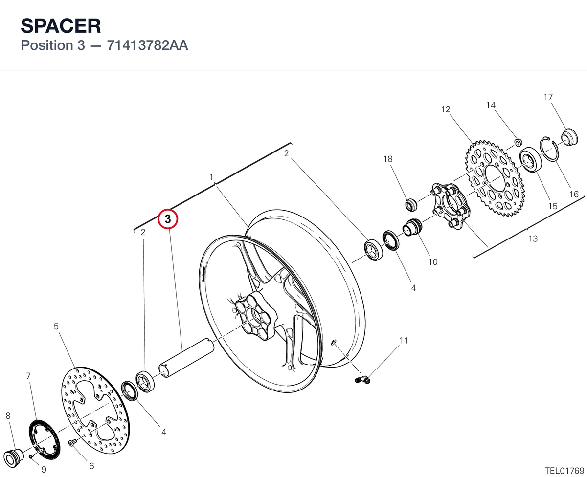 SPACER 71413782AA diagram position