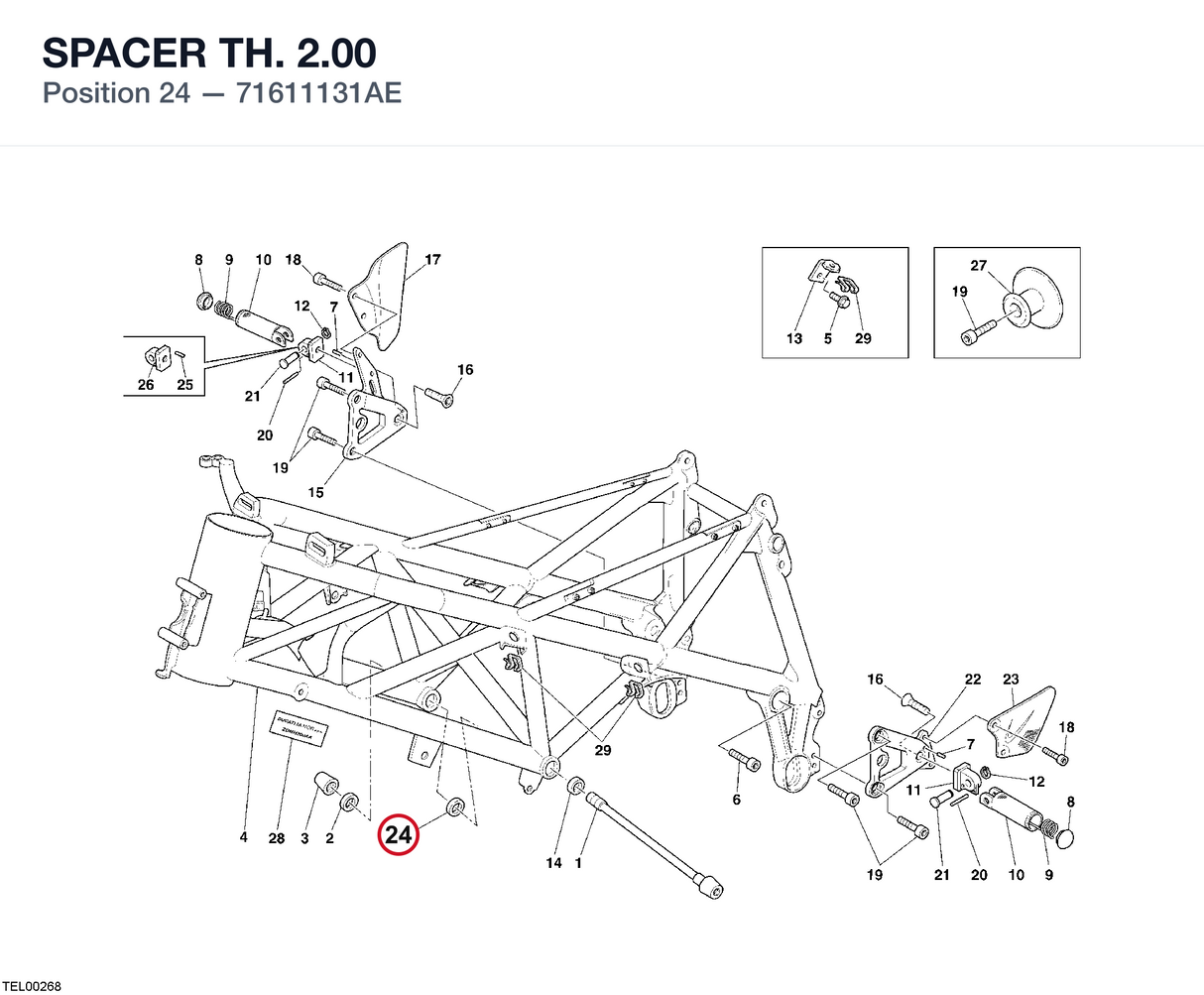 SPACER TH. 2.00