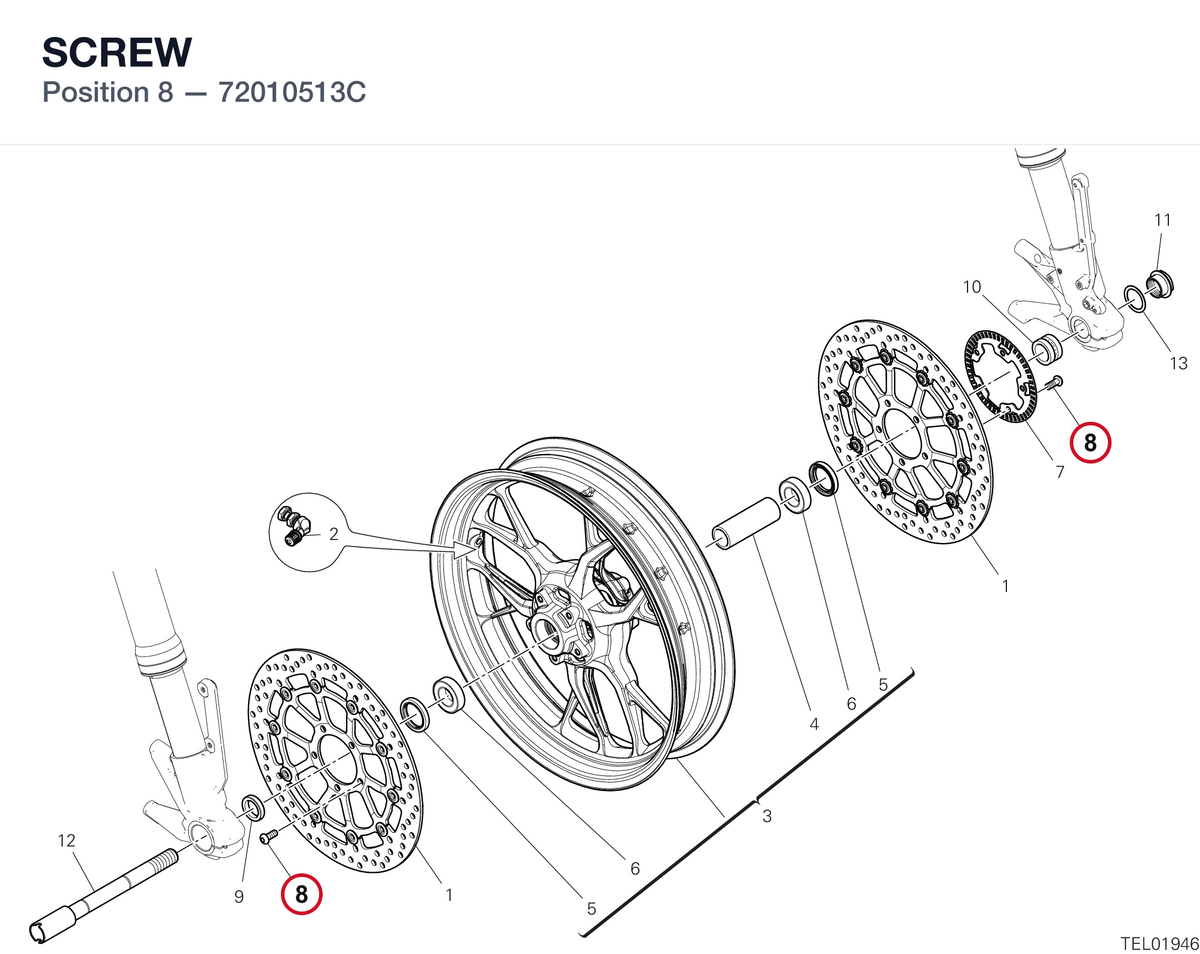 SCREW 72010513C diagram position