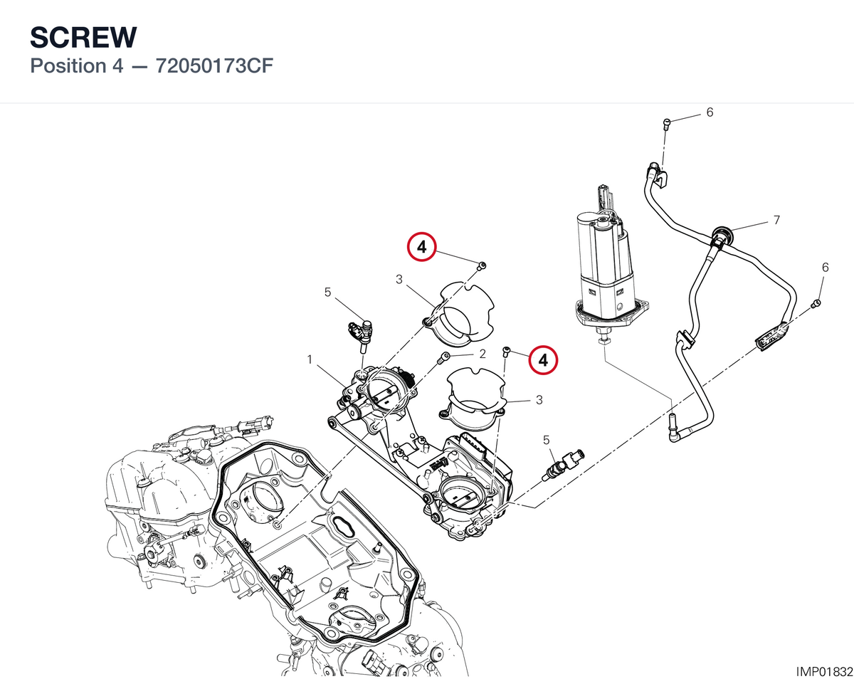 SCREW 72050173CF diagram position