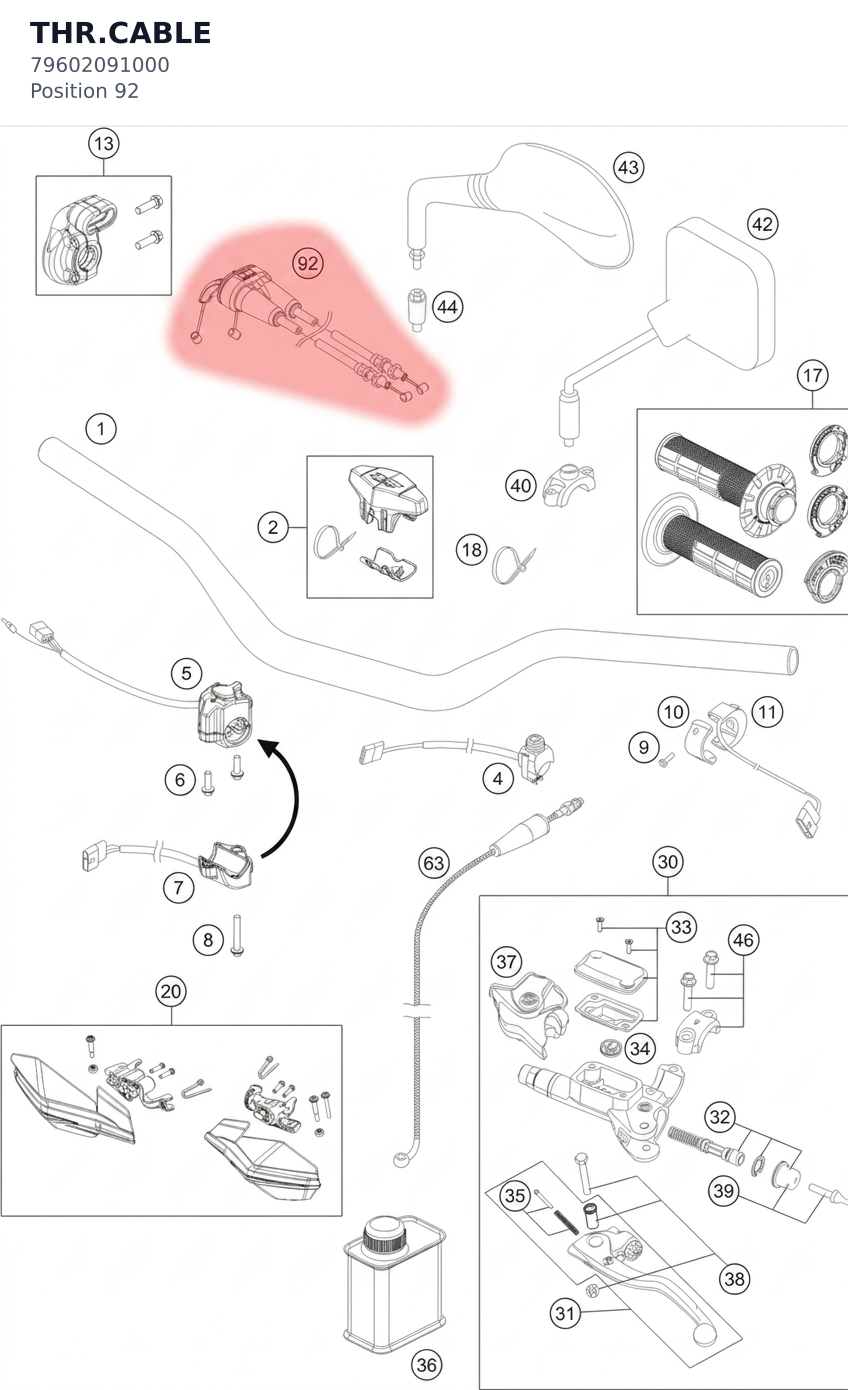 Diagram preview: THR.CABLE (79602091000)