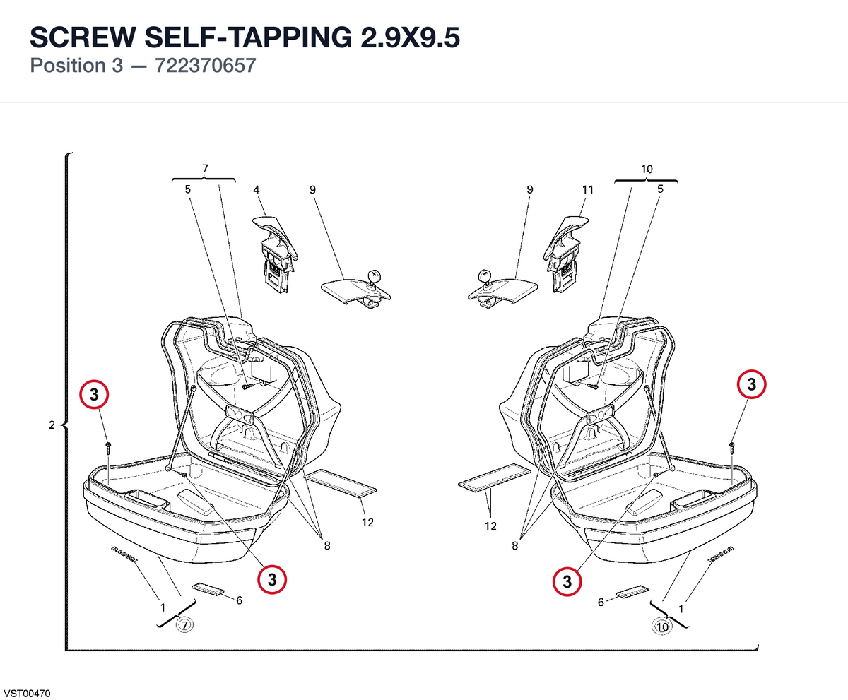 SCREW SELF-TAPPING 2.9X9.5