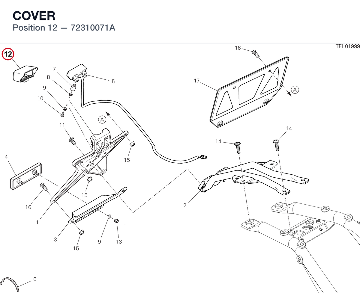 COVER 72310071A diagram position