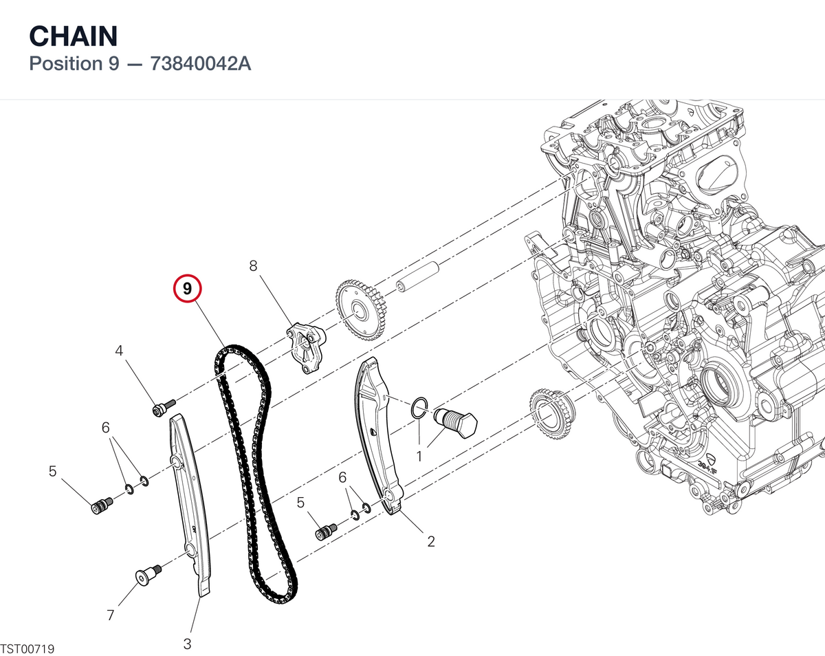 CHAIN 73840042A diagram position