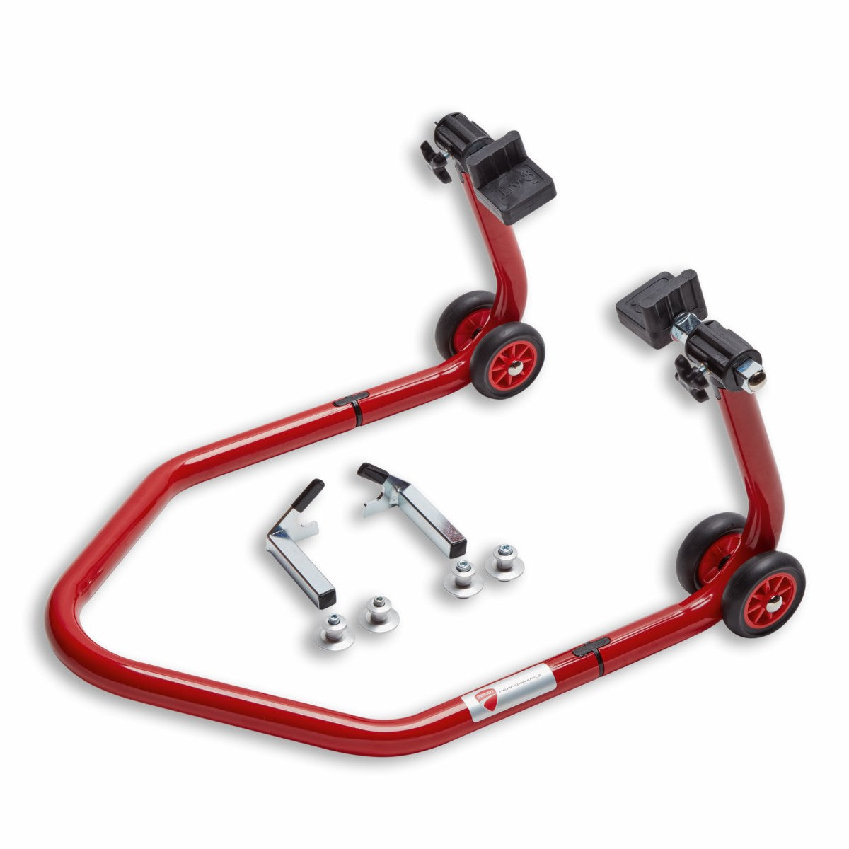 Rear service stand for double-sided swinging arm (MULTISTRADA)