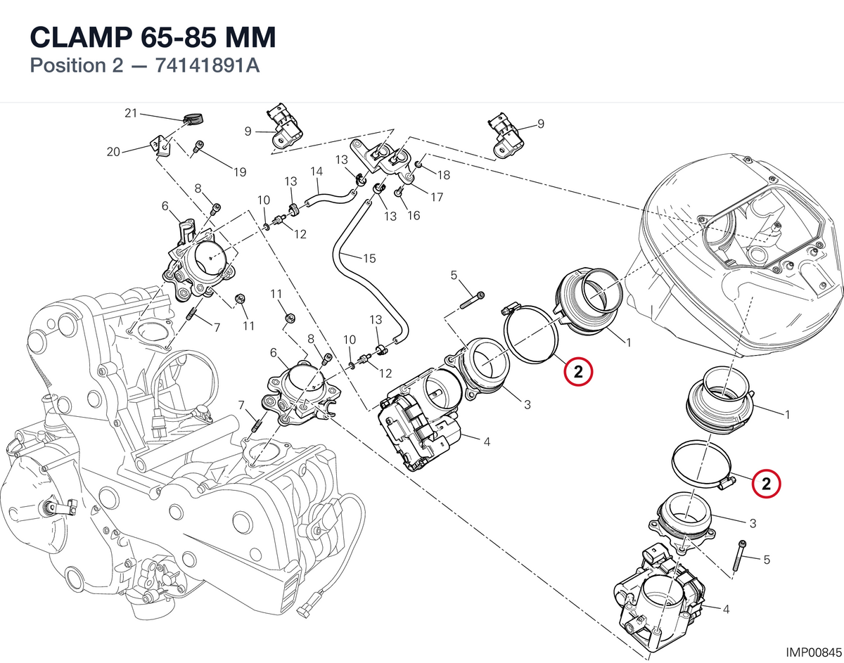 CLAMP 65-85 MM 74141891A diagram position