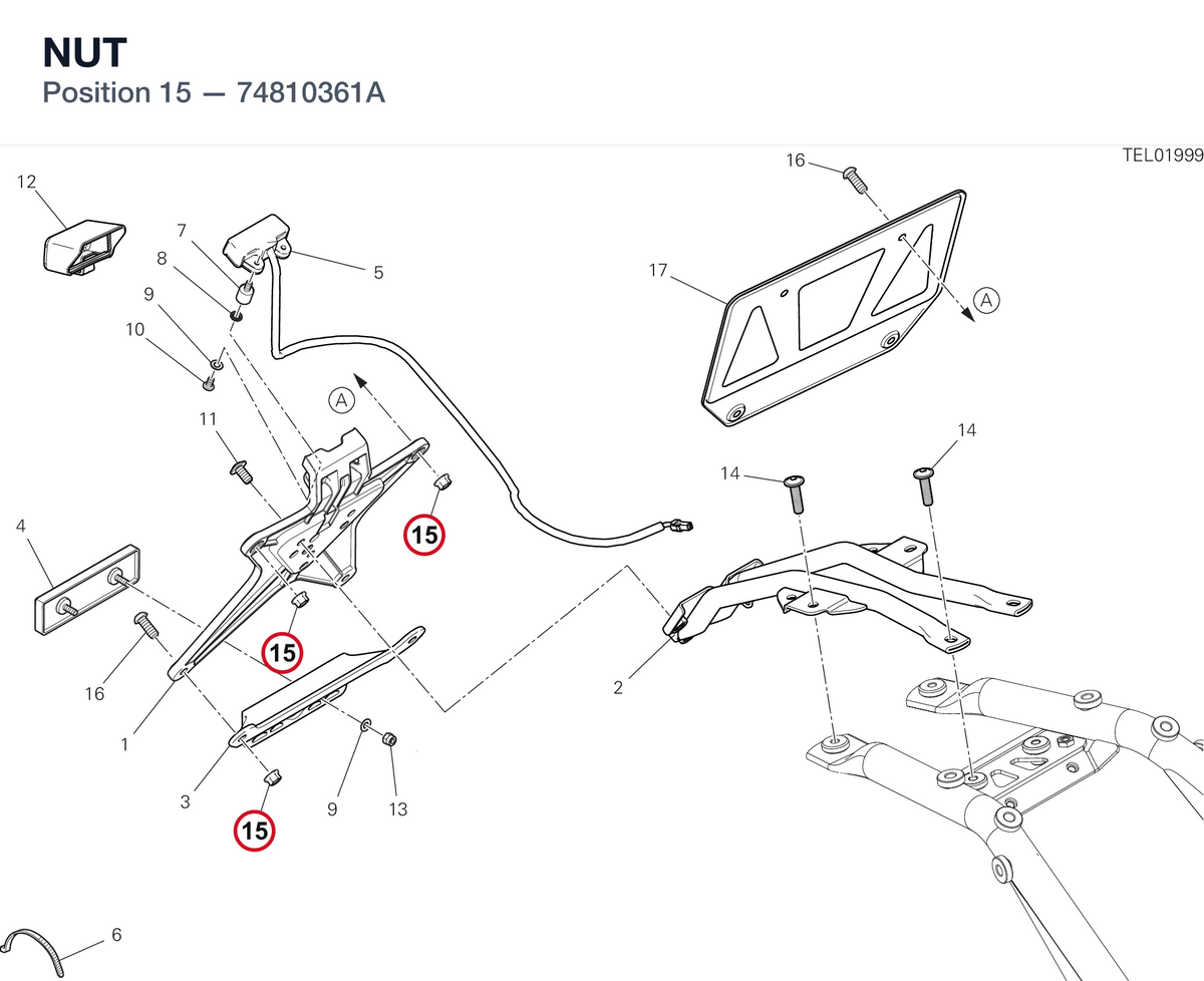 NUT 74810361A diagram position
