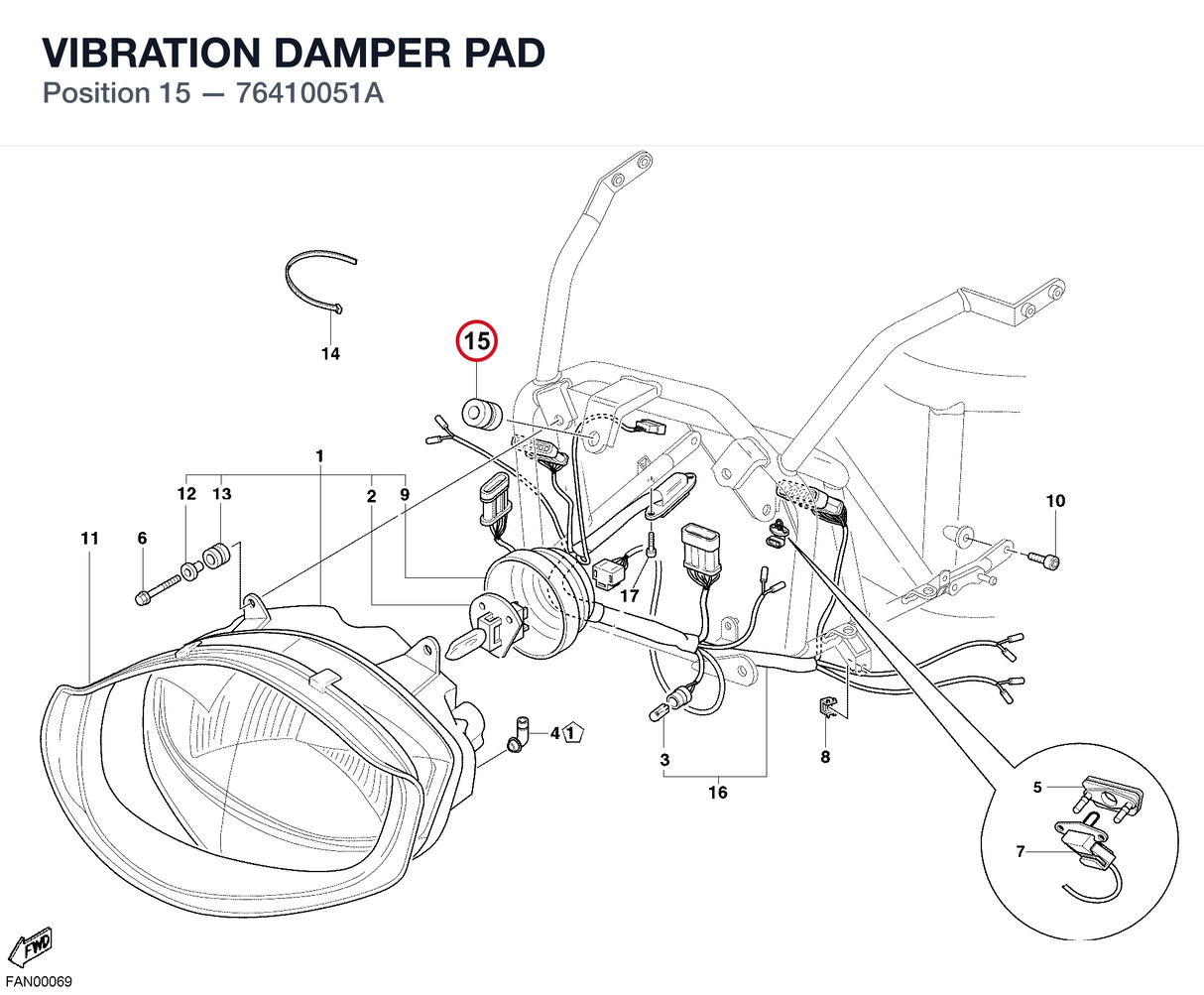 VIBRATION DAMPER PAD