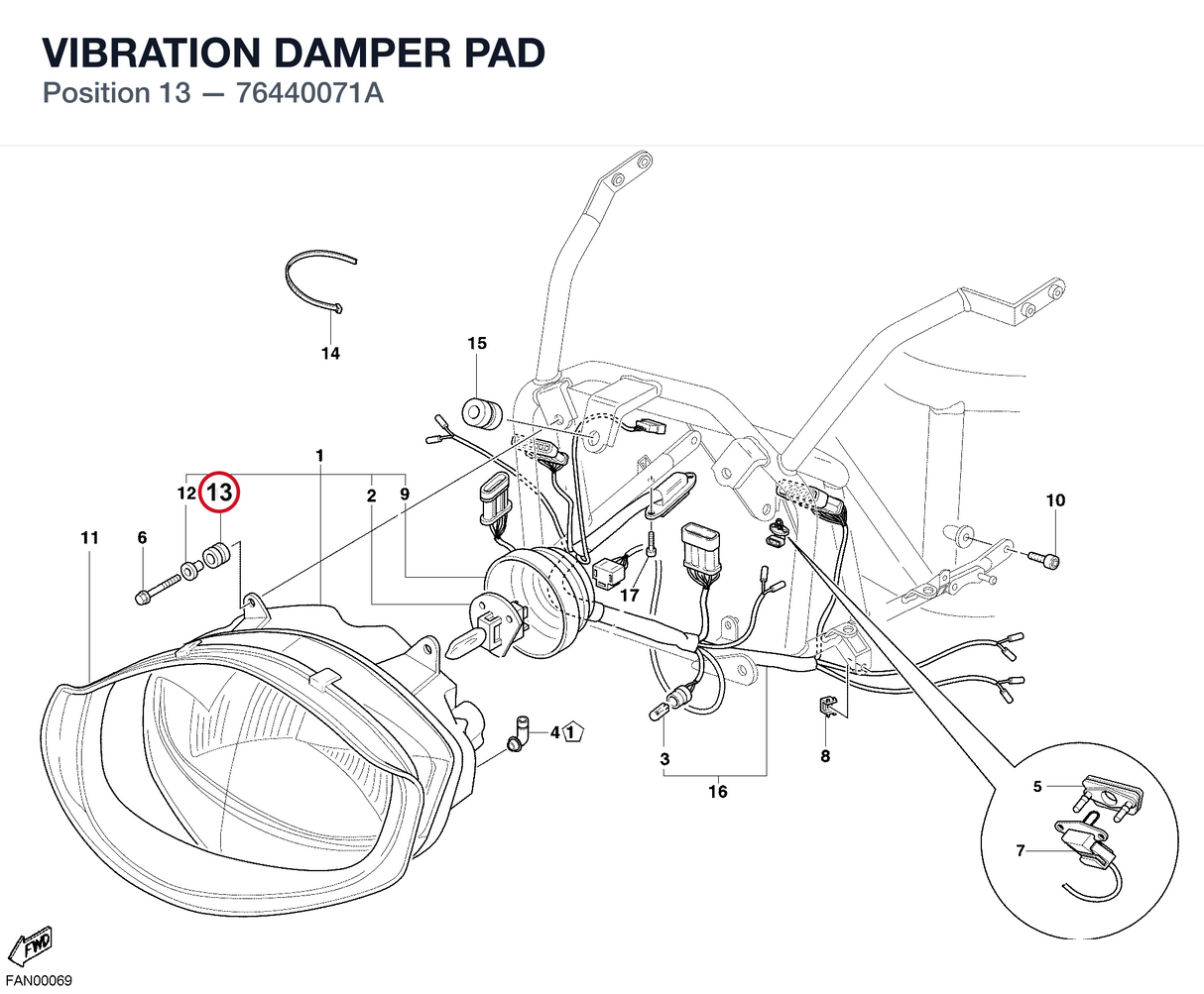 VIBRATION DAMPER PAD