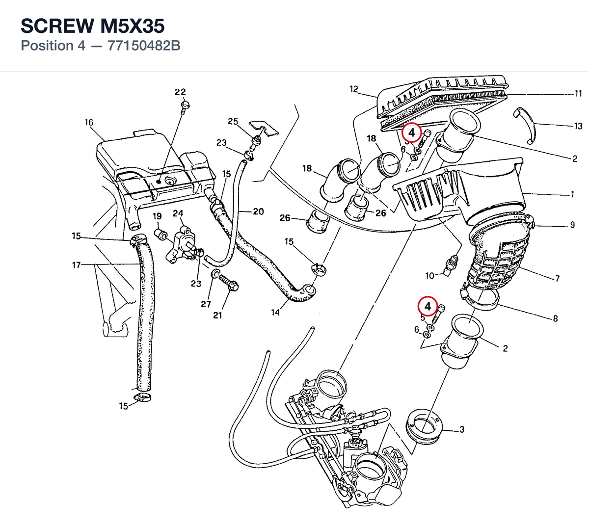 SCREW M5X35