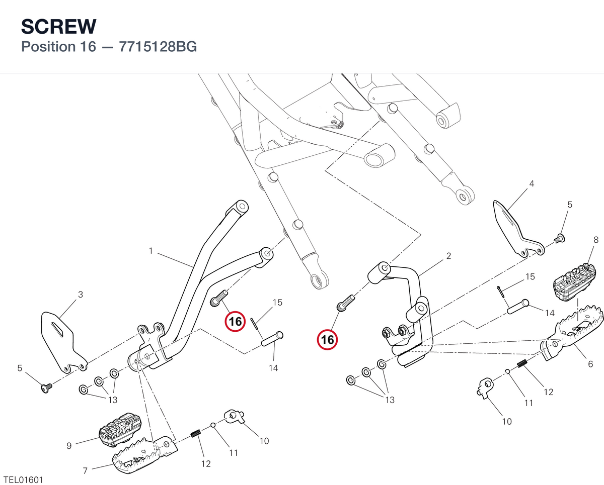 SCREW 7715128BG diagram position