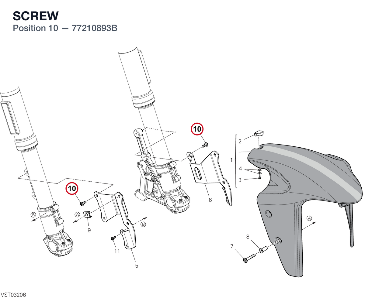 SCREW 77210893B diagram position