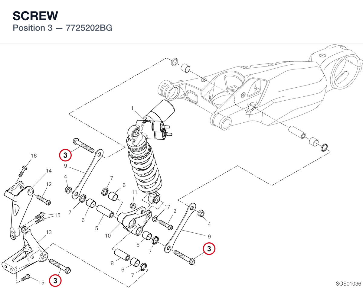 SCREW 7725202BG diagram position