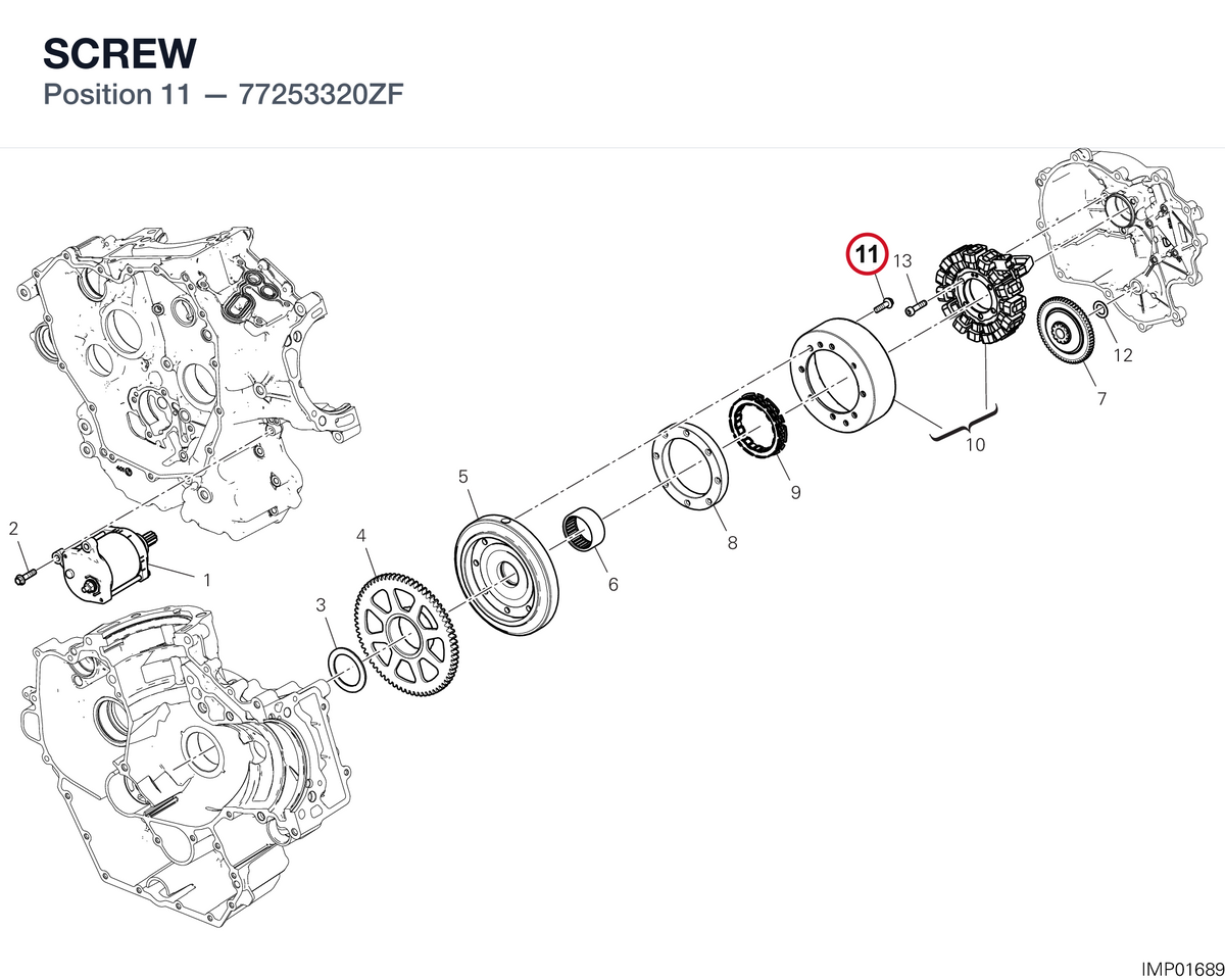SCREW 77253320ZF diagram position