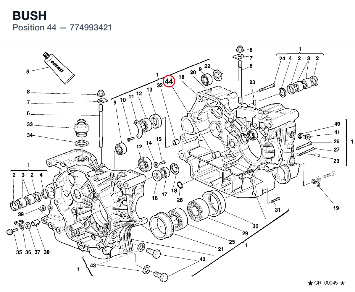 BUSH 774993421 diagram position
