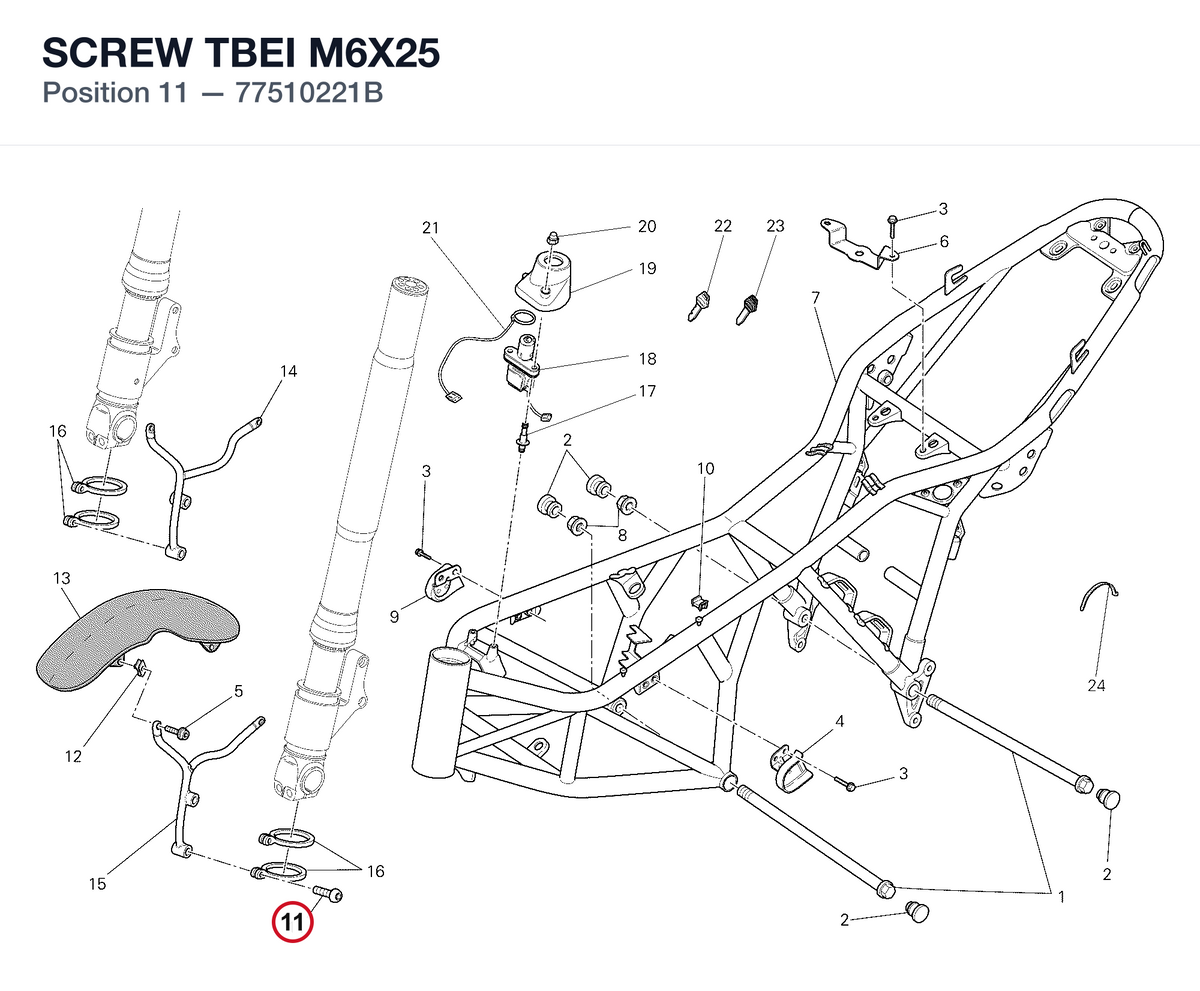 SCREW TBEI M6X25