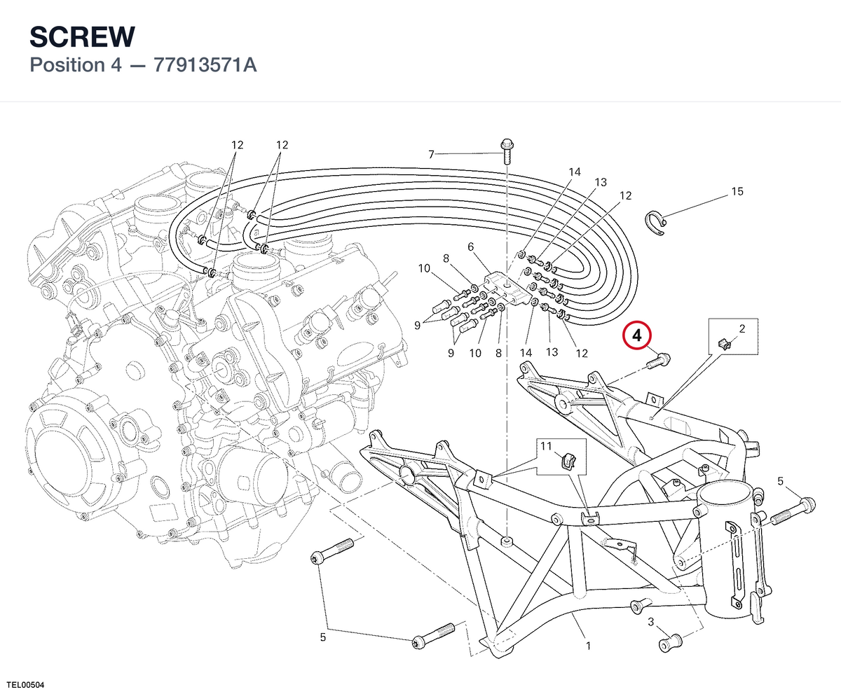 SCREW 77913571A diagram position
