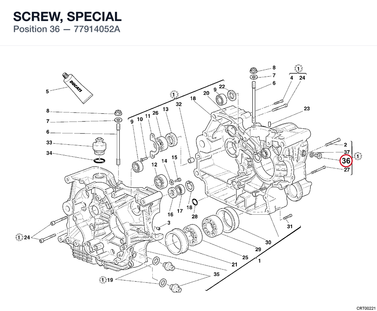 SCREW, SPECIAL 77914052A diagram position