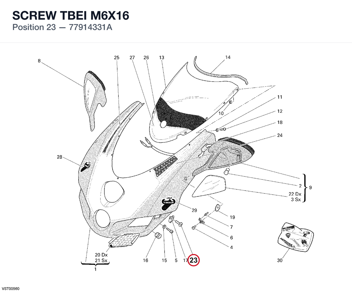 SCREW TBEI M6X16