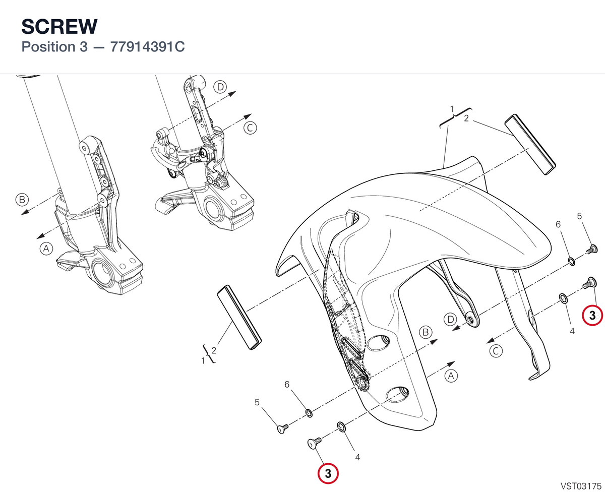 SCREW 77914391C diagram position