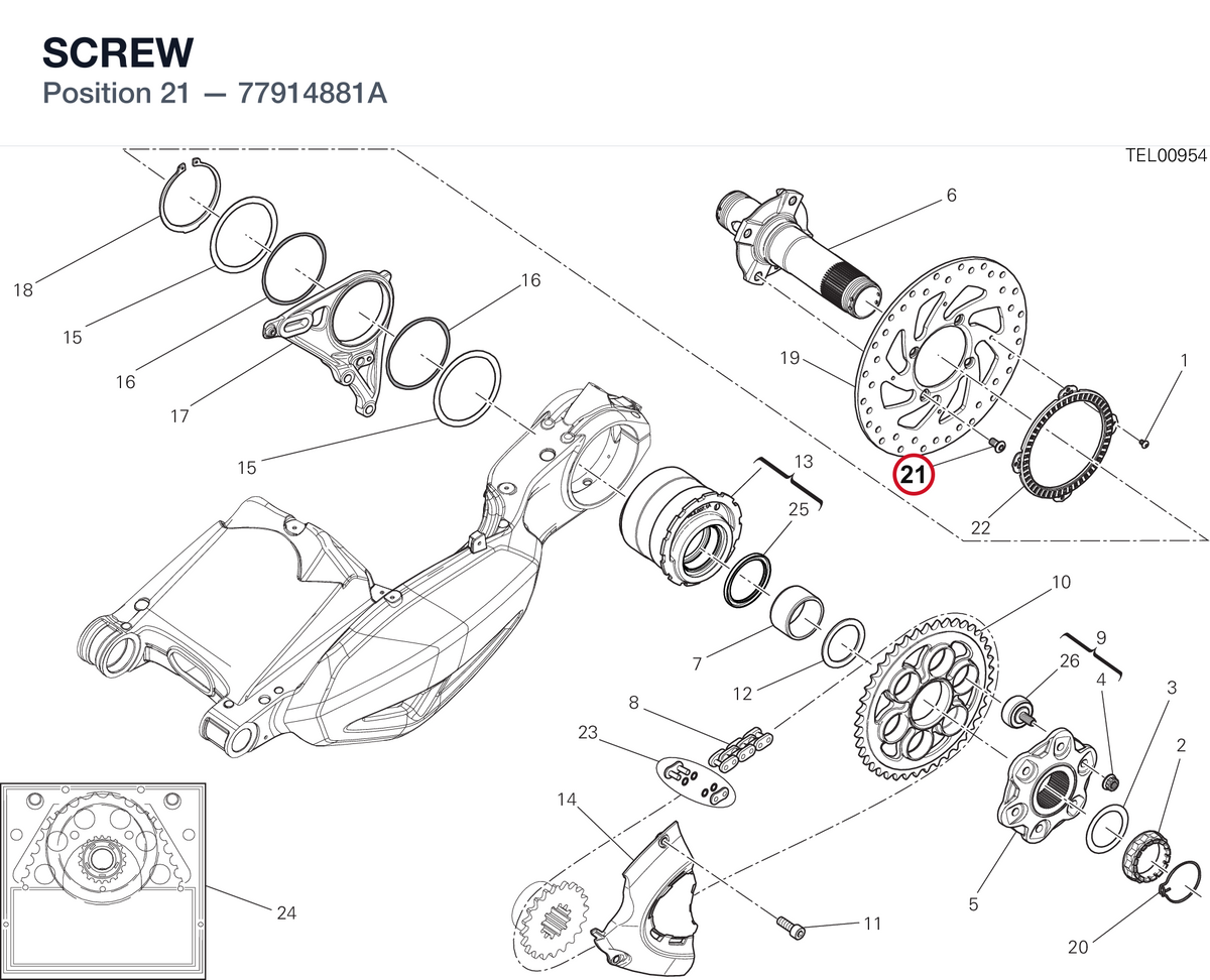SCREW 77914881A diagram position