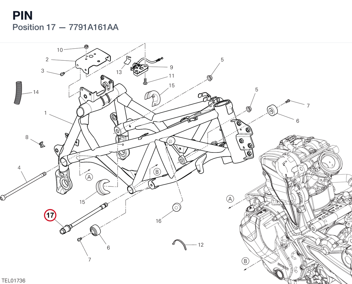 PIN 7791A161AA diagram position