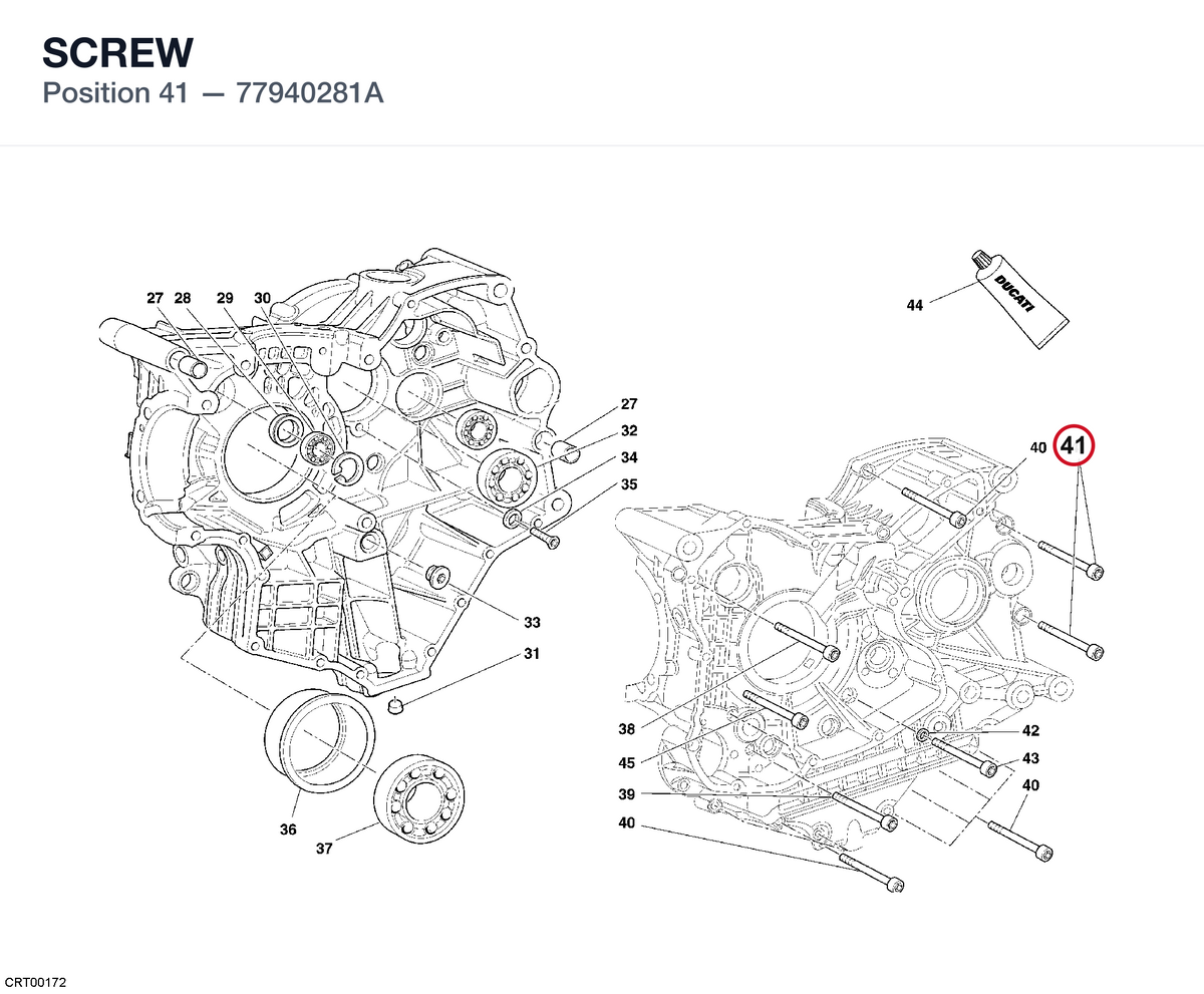 SCREW 77940281A diagram position