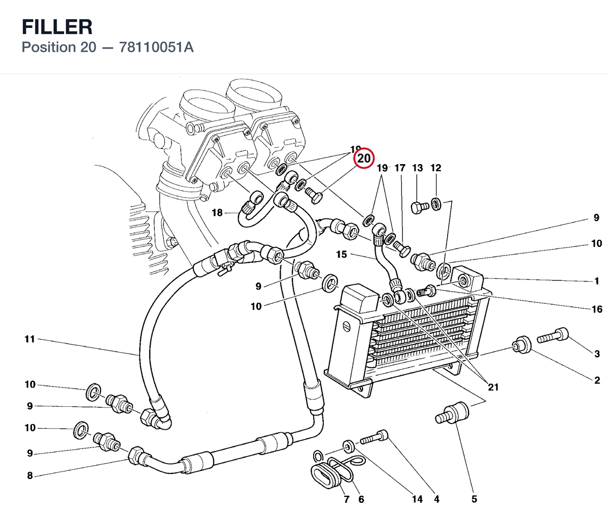 FILLER 78110051A diagram position
