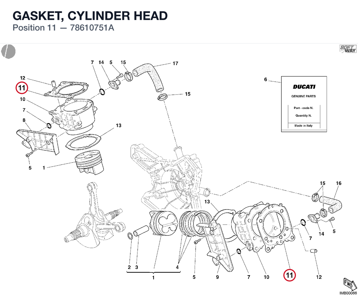 GASKET, CYLINDER HEAD
