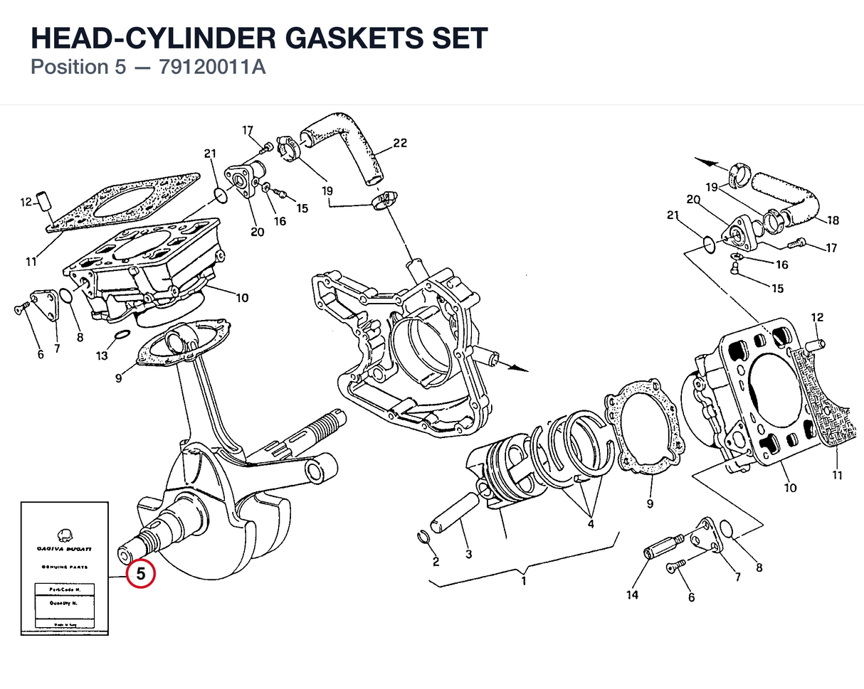 HEAD-CYLINDER GASKETS SET