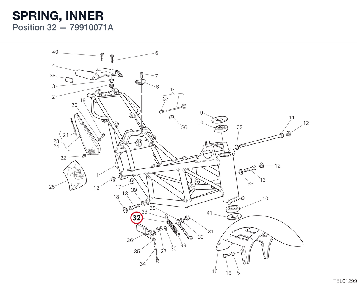 SPRING, INNER 79910071A diagram position