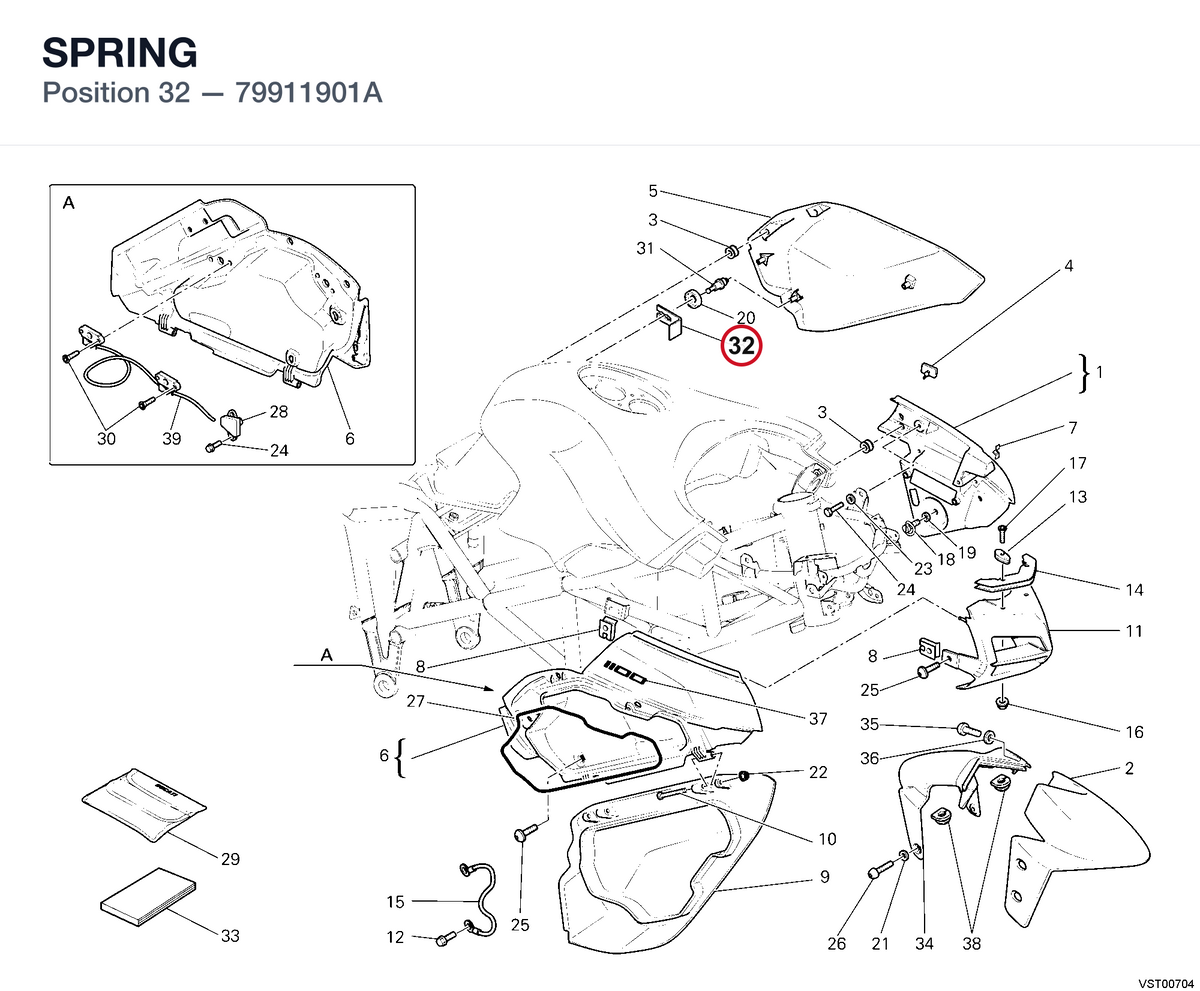 SPRING 79911901A diagram position